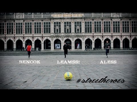 Electrabel Street Heroes 2015 kick-off with Soufiane Bencok, Léamssi & Aless