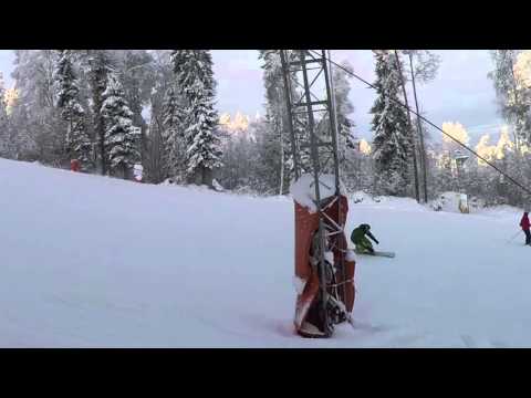 Видео: Видео горнолыжного курорта Золотая Долина в Ленинградская область