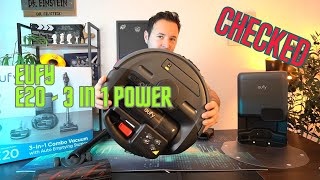 eufy Saugroboter 3-in-1 E20 - Der Alleskönner für Sauberkeit: 3-in-1 Power