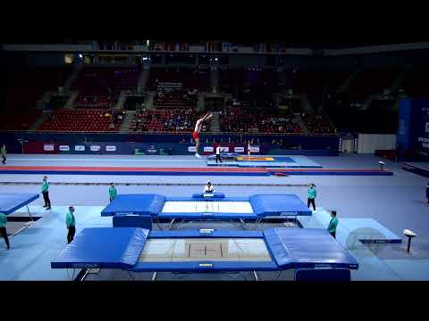 SHUH Nathan (CAN) M - 2022 Trampoline Worlds, Sofia (BUL) - Q Trampoline Exercise 1