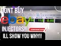 Don't buy Ebay fuel injectors, Ebay injectors review Rdx 410cc injectors hondata.