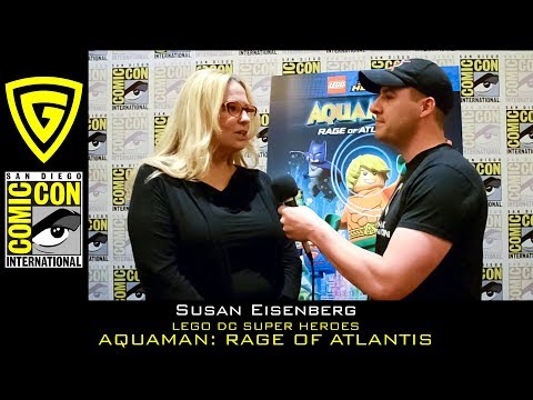 Susan Eisenberg - LEGO DC Super Heroes - Aquaman: Rage of Atlantis - SDCC 2018 | The Geek Generation