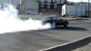 preview picture of video 'Supercharged 1998 Jaguar XJR Burnout Trona'