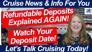 CRUISE NEWS! Princess “Refundable” Deposit Catches People Off Guard | Hawaii Tax & Sapphire Update