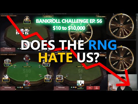 $10 to $10000 - THE POKER RNG CONSPIRACY CHRONICLES (EP. 56) | Poker Bankroll Challenge 2023