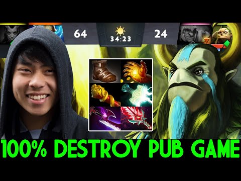 ANA [Nature's Prophet] Practice Meta Carry 100% Destroy Pub Game Dota 2