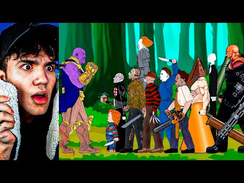 PENNYWISE vs THANOS vs JASON vs FREDDY vs CHUCKY!