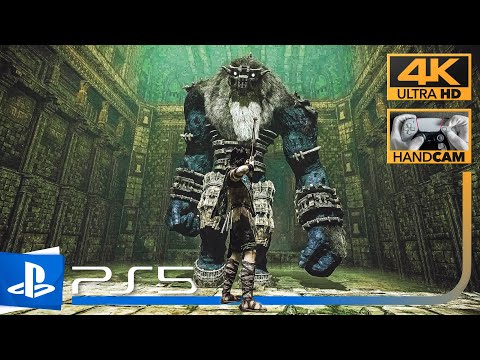 PS5 Gameplay ❯ INSANE BOSS BATTLE - Shadow of the Colossus REMAKE - Barba ❯ 4K 60fps HDR
