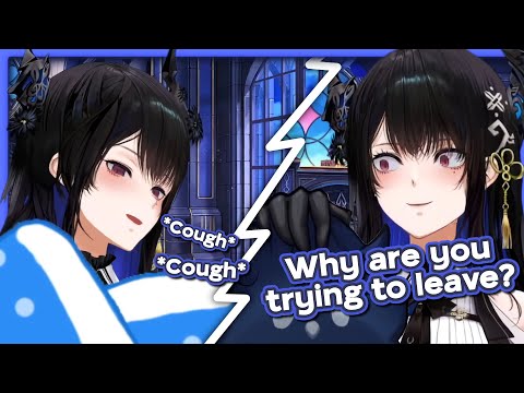 Nerissa went from sick to yandere real quick when chat tried to leave【Nerissa Ravencroft|HololiveEN】