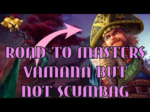 ROAD TO MASTERS! VAMANA INTO A NON-JUMP CHARACTER - Ranked Duel - Smite