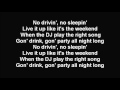 Wiz Khalifa No Sleep (Lyrics)