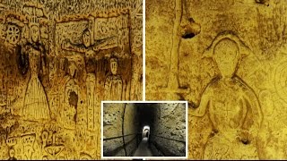 Medieval carvings found in 800 year old Knights Templar cave hidden beneath a crossroads