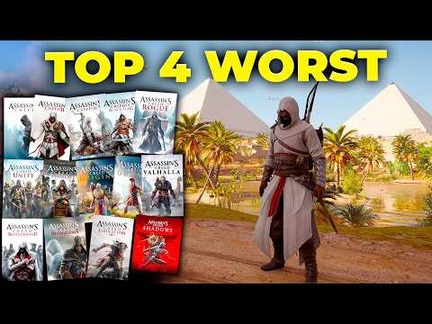 I Replayed Every Assassin’s Creed Game… (These Are the 4 Worst)