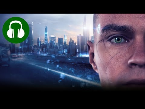 FUTURISTIC CITY SOUNDS 🎧 For Relaxing | Sleeping | Studying (DETROIT: BECOME HUMAN Ambience | ASMR)