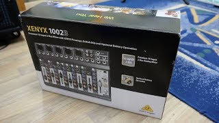 Video thumbnail for Behringer XENYX 1002B Unboxing and Test by Arthur Menguito