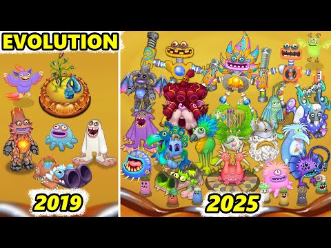 Fire Oasis Evolution (My Singing Monsters)