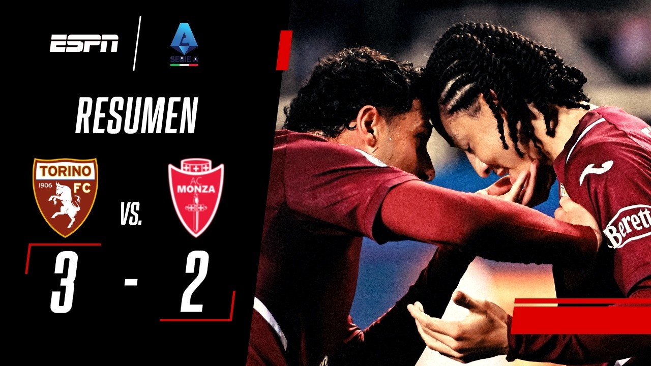 ASISTENCIA DE GIO SIMEONE EN LA VICTORIA DEL TORINO POR LA SERIE A | Torino 3-2 Monza | RESUMEN