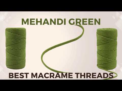 Mehandi Green Round Crochet Thread