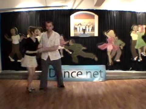 Lead's Triple Slide - Lindy Hop Dance Lesson, Nikki Marvin, Shesha Marvin #192
