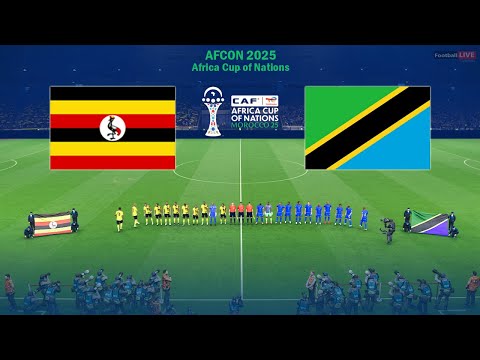 UGANDA vs TANZANIA - Africa Cup of Nations 2025 AFCON | Full Match All Goals | Simulation PES