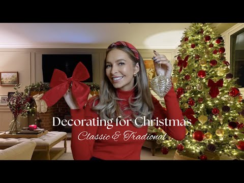 Schmückt mit mir mein Zuhause für Weihnachten | Klassische und traditionelle gemütliche Weihnacht...