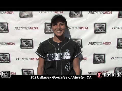 Committed to SF State - 2021 Marley Gonzales Slapper, Catcher Softball Skills Video - Firecrackers