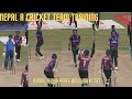 Nepal A Cricket Team Training for T20 Match with Ireland | Kamal Singh Airee bowling to Lokesh Bam