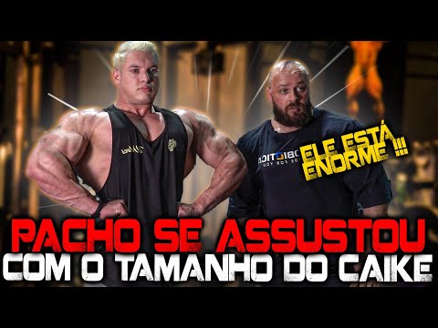 PACHO WAS SCARED BY THE SIZE OF CAIKE!!!