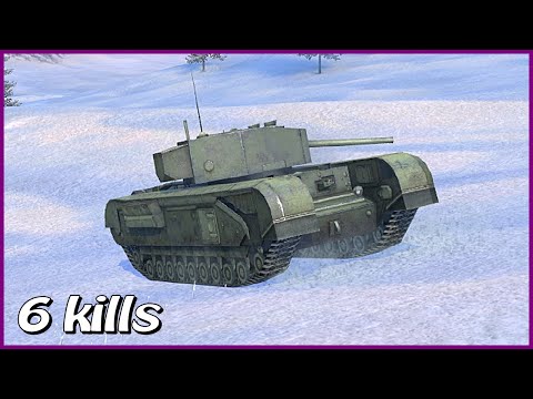 WOT Blitz / Churchill III / 6 frags / 2.2k dmg
