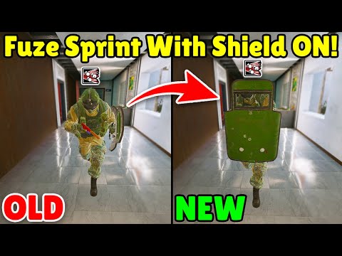 FUZE's Insane NEW Sprint with Full Shield Cover! - Rainbow Six Siege