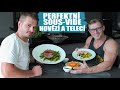 PARÁDNÍ HOVĚZÍ STEAK A TELECÍ MAMINHA | Zdravý recept sous-vide