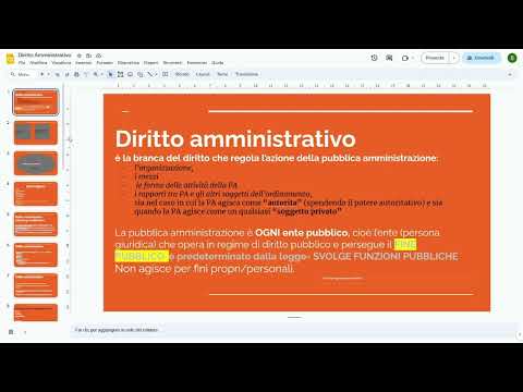Diritto amministrativo: lezione 1