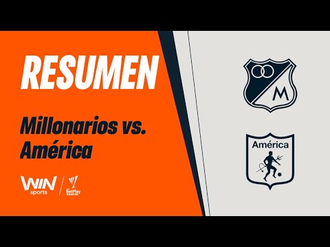 Summary Millonarios vs América de Cali Round 14