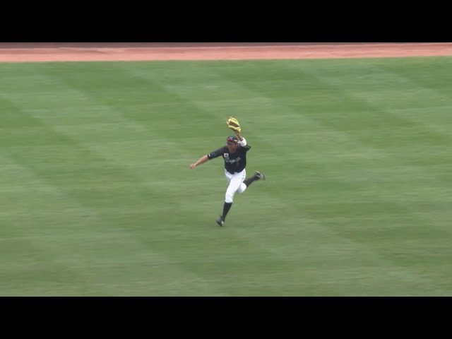 【1回裏】古巣相手に魅せる!! マリーンズ・福田のファインプレー!! 2020/2/25 H-M