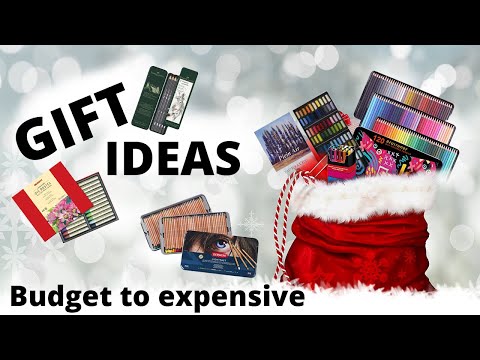 Gifts for artists and everyone else under 10, 20, 50 Euro (colored pencils, watercolor, pastel...)