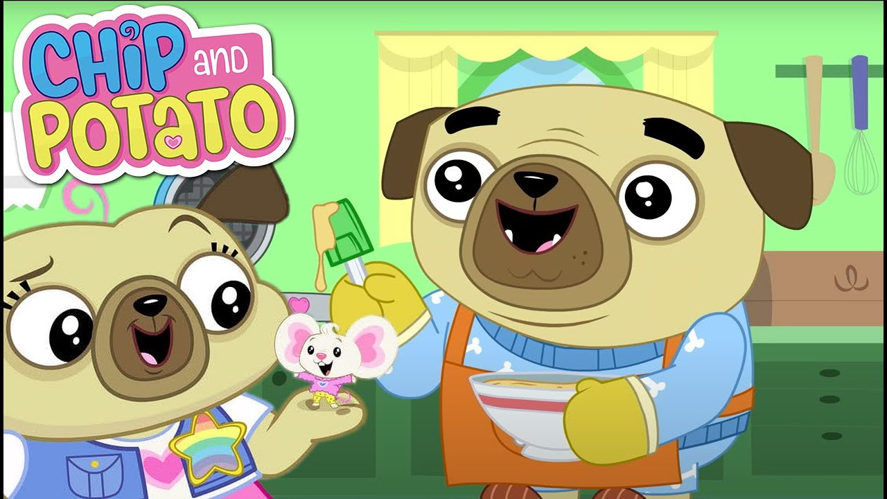 Chip and Potato | Estamos fazendo waffles! | Desenhos animados para crianças | Netflix