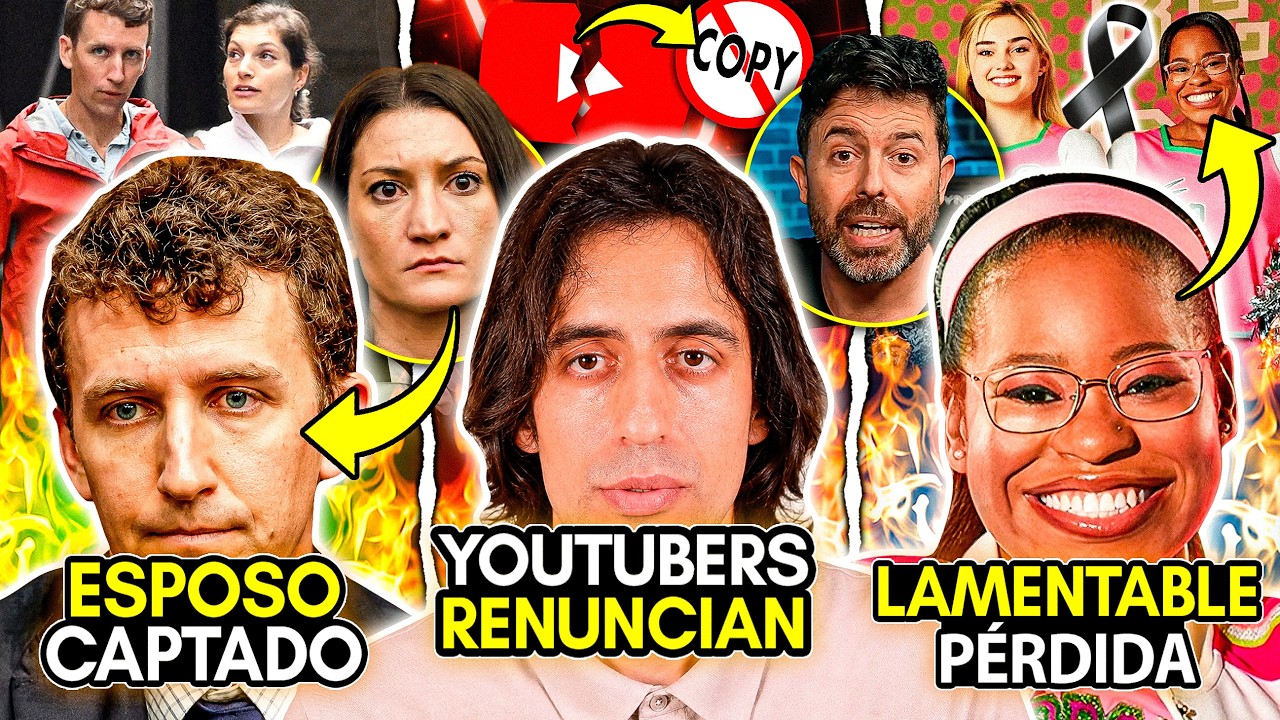 YOUTUBERS AMENAZAN con IRSE! LINDSAY CLANCY esposo CAPTADO! FALLECE ACTRIZ de DISNEY! CAE la IA!