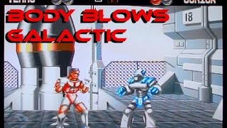 Body Blows Galactic on the Commodore Amiga - gameplay & commentary