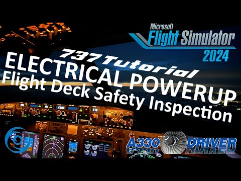 PMDG 737 Virtual Type Rating 1: Electrical Powerup & Flight Deck Safety Inspection | Real 737 Pilot
