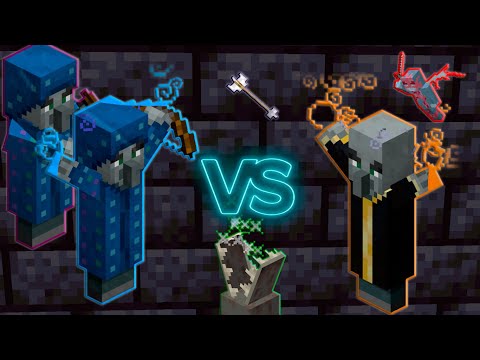 Illusioner vs Evoker - Minecraft Mob Battle 1.16.3