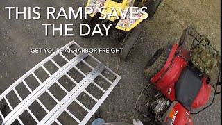 @harborfreight Loading Ramp Saves The Day
