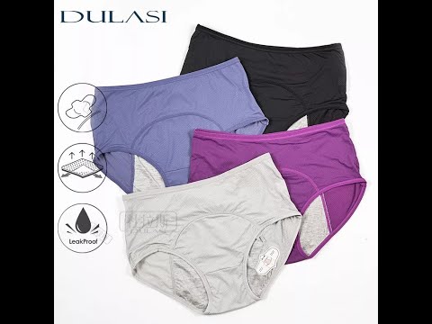 4pcs Leakproof Menstrual Panties Woman Underwear High Waist Soft Lingerie 1