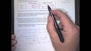 2020 AP Macroeconomics FRQ comparative advantage terms of trade unit 1