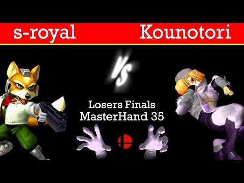 MasterHand 35 LF - s-royal(Fox) vs. Kounotori(Sheik)