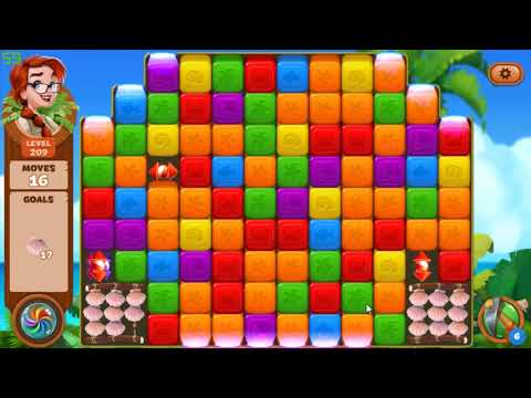 Lost Island Blast Adventure level 209