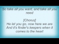 16810 Pat Green - Finder's Keepers Lyrics