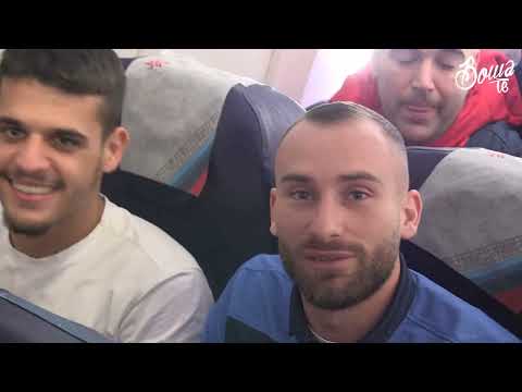 Dolazak fudbalera Vojvodine u Belek (12. 1. 2023)