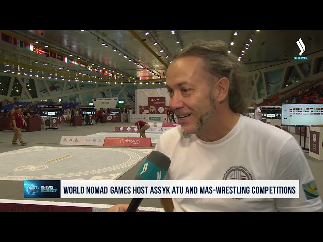 World Nomad Games host assyk atu and mas-wrestling competitions