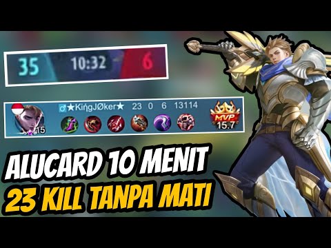 ALUCARD 10 MENIT 23 KILL!! CUMA TOP GALAXY ALUCARD YG BISA BOY!! - Mobile Legends