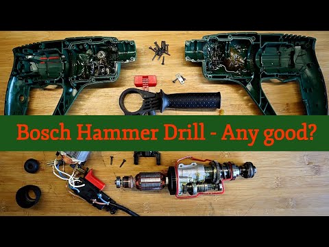 Bosch PBH 2100 RE Rotary Hammer Drill Teardown - Any Good?